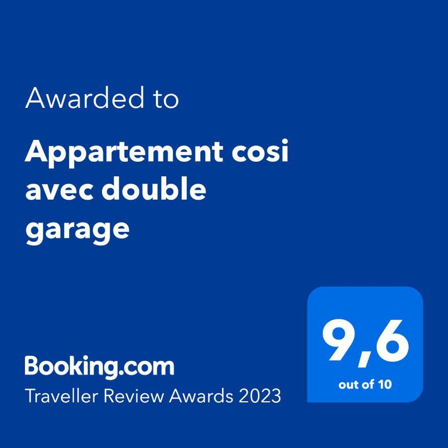 Le Charmillon, Appartement Cosi Avec Double Garage Mancey Zewnętrze zdjęcie